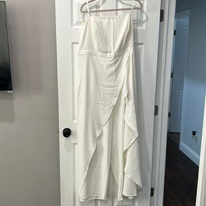 City chic strapless jumpsuit